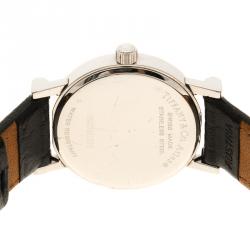 Tiffany & Co. Black Stainless Steel Atlas Women's Wristwatch 25 mm