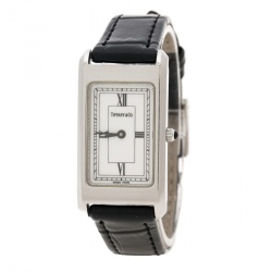Pre Owned Tiffany & Co. White Stainless Steel Classic Women's Wristwatch 20 mm