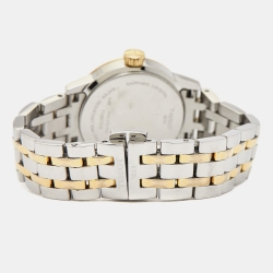 Tissot Silver Two-Tone Stainless Steel Classic Dream T129.210.22.031.00 Women's Wristwatch 28 mm