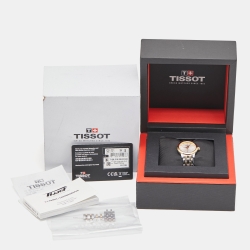 Tissot Silver Two-Tone Stainless Steel Classic Dream T129.210.22.031.00 Women's Wristwatch 28 mm
