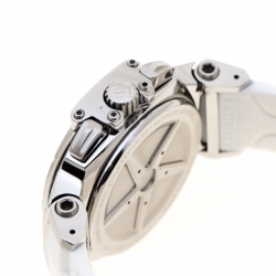 Tissot White Stainless Steel T-Race T048217A Women's Wristwatch 33 mm