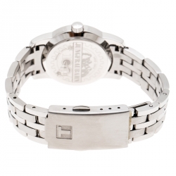 Pre Owned Tissot White Stainless Steel Jungfraubahn 1912-2012 T-Classic Dream T033210A Women's Wristwatch 28 mm