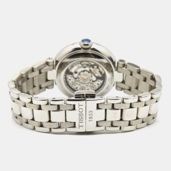 Pre Owned Tissot White Stainless Steel Bellissima T126.207.11.013.00 Women's Wristwatch 29 mm