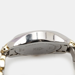 Tissot Mother of Pearl Two Tone Stainless Steel T-Wave T023210A Women's Wristwatch 28 mm