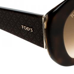 Tod's Brown TO 142F 56F Cat Eye Sunglasses