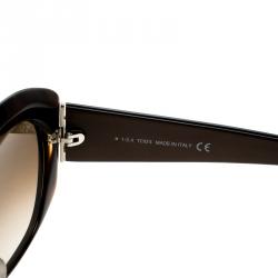 Tod's Brown TO 142F 56F Cat Eye Sunglasses