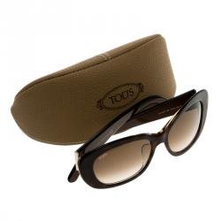 Tod's Brown TO 142F 56F Cat Eye Sunglasses