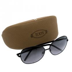 Tod's Black/Grey Gradient TO74 01B Oversize Sunglasses