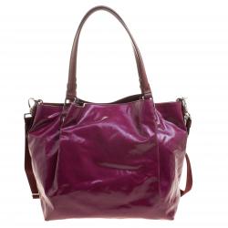 Pre Owned حقيبة تودز كانفاس مورد عنابي مقوى