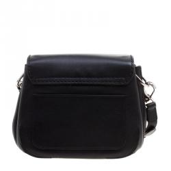 Pre Owned Tod's Black Leather Crossbody Bag