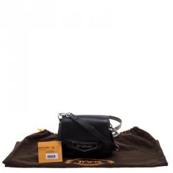 Pre Owned Tod's Black Leather Crossbody Bag