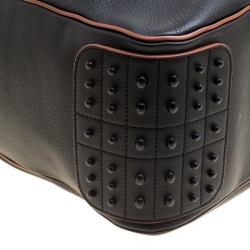 مملوكة مسبقًا Tod's Black Leather Medium Miky Top Handle Shoulder Bag