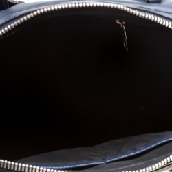Tod's Navy Blue Leather Top Handle Bag