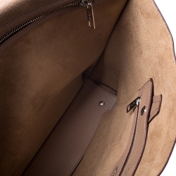 Pre Owned Tod's Beige  Leather Joy Medium Tote 