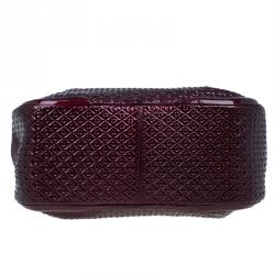 Tod's Signature Burgundy Patent Top Handle