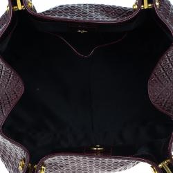 Tod's Signature Burgundy Patent Top Handle