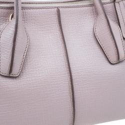 مملوكة مسبقًا Tod's Nude Leather Small D-Styling Tote Bag