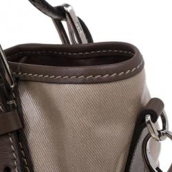 مملوكة مسبقًا Tod's Beige Coated Canvas Gline Tote