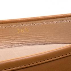 مملوكة مسبقًا Tod's Two Tone Embossed Python Leather Horsebit Loafers Size 36.5