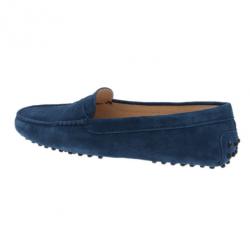 مملوكة مسبقًا Tod's Blue Suede Penny Loafers Size 40