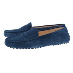 مملوكة مسبقًا Tod's Blue Suede Penny Loafers Size 40
