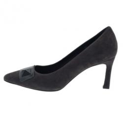 مملوكة مسبقًا Tod's Grey Suede Embellished Pumps Size 38