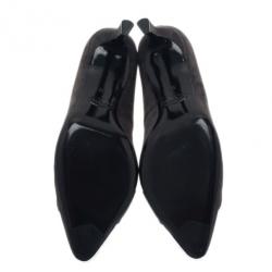 مملوكة مسبقًا Tod's Grey Suede Embellished Pumps Size 38