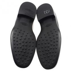 Pre Owned Tod’s Black Glazed Leather Oxfords Size 36