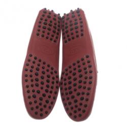 Pre Owned حذاء تود جلد وردي بدون كعب مقاس 39