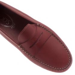 Pre Owned حذاء تود جلد وردي بدون كعب مقاس 39