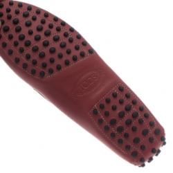 Pre Owned حذاء تود جلد وردي بدون كعب مقاس 39