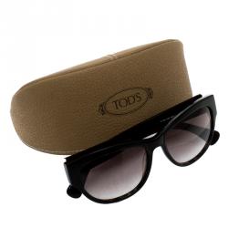 Tod's Dark Havana/ Brown Gradient TO 59 52F Cat Eye Sunglasses