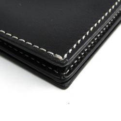 Pre Owned Tod's Black Leather Business Card Holder