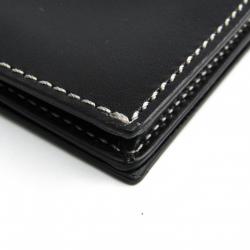 Pre Owned Tod's Black Leather Business Card Holder