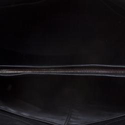 Pre Owned Tod's Black Leather Mocassino Tote