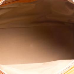 مملوكة مسبقًا Tod's Orange Leather T Bag Media Satchel 