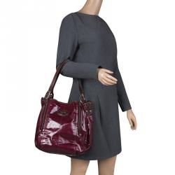 Pre Owned حقيبة تودز جي-لاين إيزي ساكا كانفاس مقوى بني ميتاليك