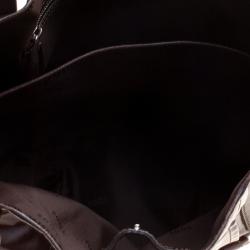 Pre Owned حقيبة تودز جي-لاين إيزي ساكا كانفاس مقوى بني ميتاليك