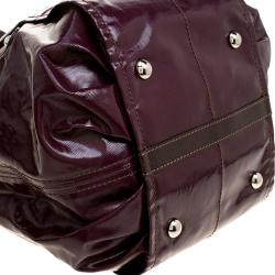 Pre Owned حقيبة تودز جي-لاين إيزي ساكا كانفاس مقوى بني ميتاليك