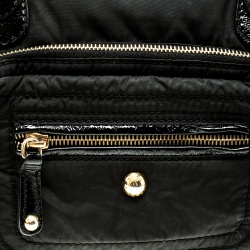 Pre Owned Tod's Black Nylon Pashmy Satchel