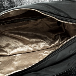 Pre Owned Tod's Black Nylon Pashmy Satchel