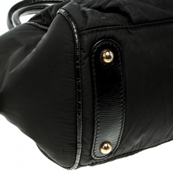 Pre Owned Tod's Black Nylon Pashmy Satchel