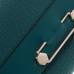 Tod's Green Leather Brooch Wallet