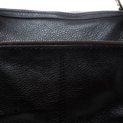 Pre Owned Tod's Dark Brown Leather T Bag Media Satchel 