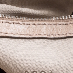 Tod's Beige Leather Gummy Top Handle Bag