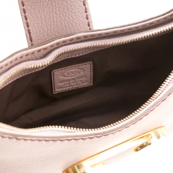 Pre Owned Tod's Lilac Leather Hobo