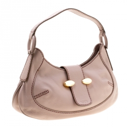 Pre Owned Tod's Lilac Leather Hobo