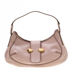 Pre Owned Tod's Lilac Leather Hobo