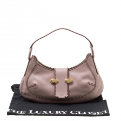 Pre Owned Tod's Lilac Leather Hobo
