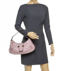 Pre Owned Tod's Lilac Leather Hobo